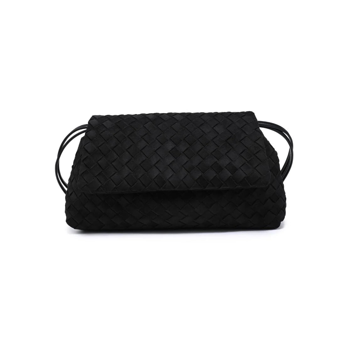 Faux Suede Salem Black Bag - 606River