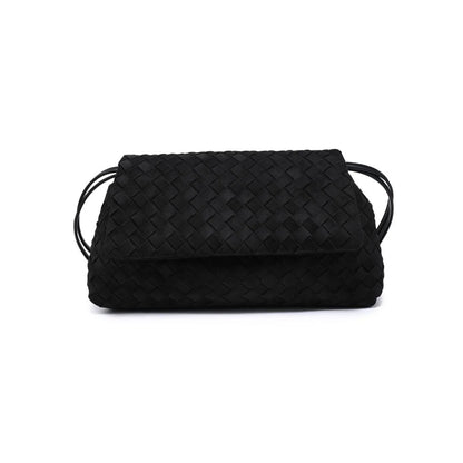 Faux Suede Salem Black Bag - 606River