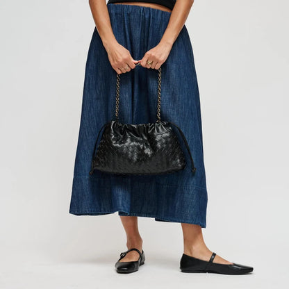 Black Vegan Leather Sawyer Bag - 606River