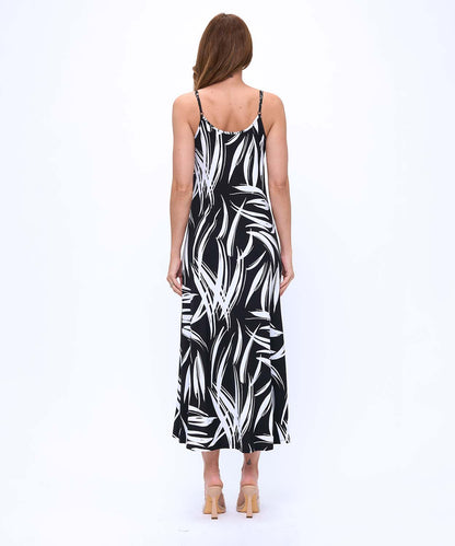 Last Tango Black and White Maxi Dress - 606River