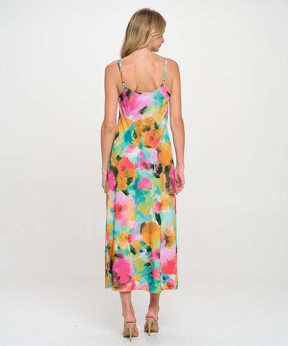 Last Tango Bright Floral Maxi Dress - 606River