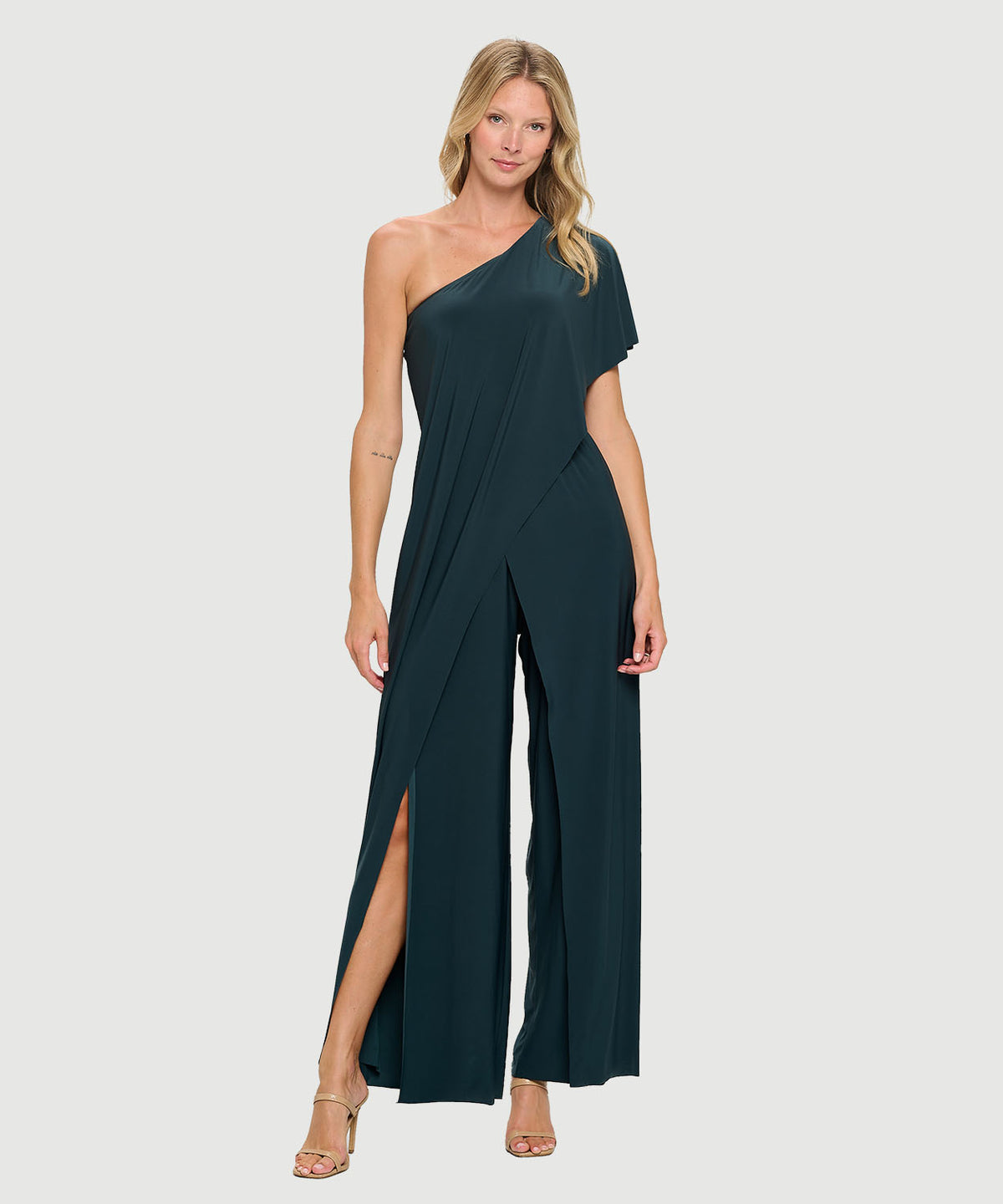 One Shoulder Special Event Jumpsuit