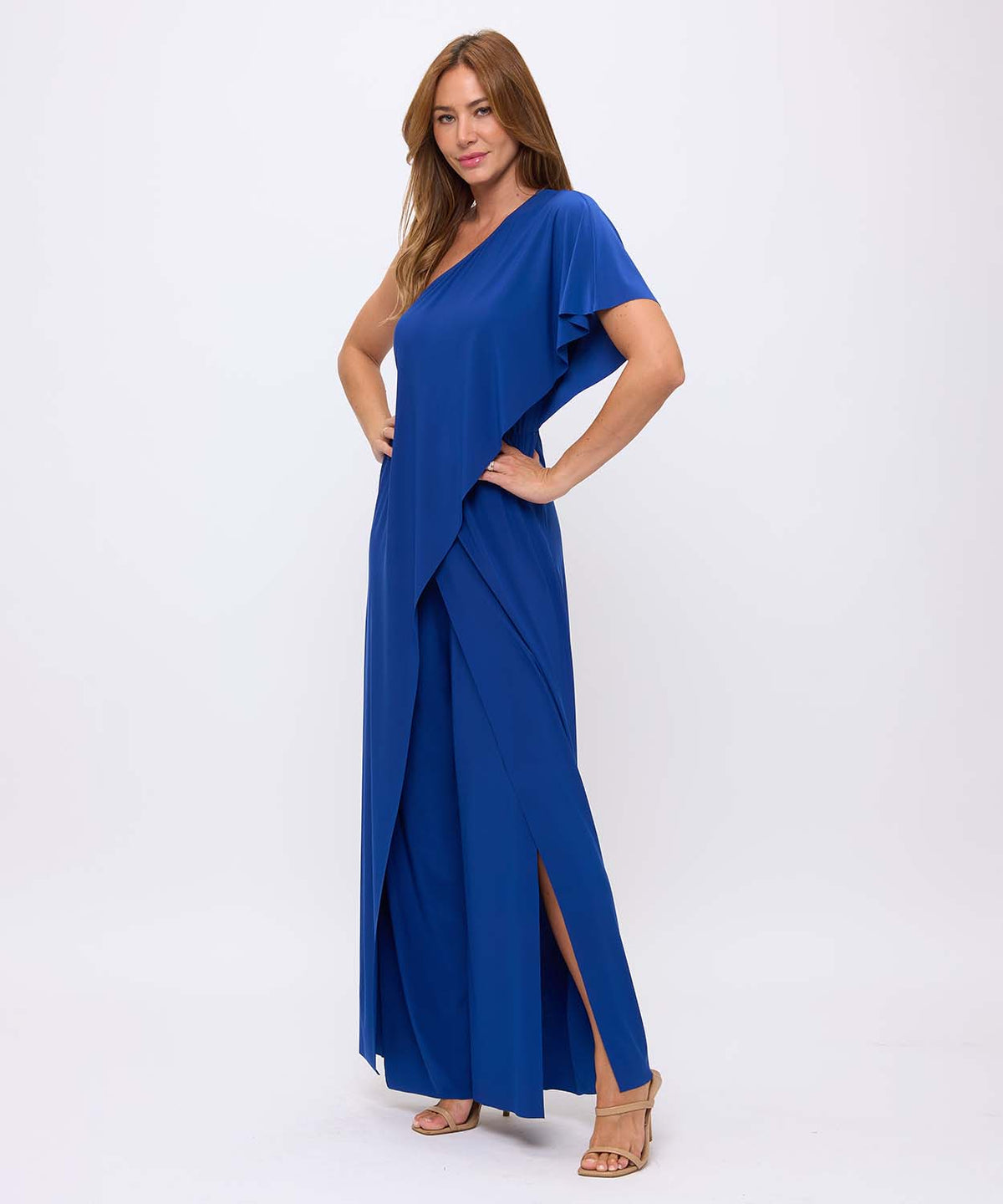 One Shoulder Special Event Jumpsuit