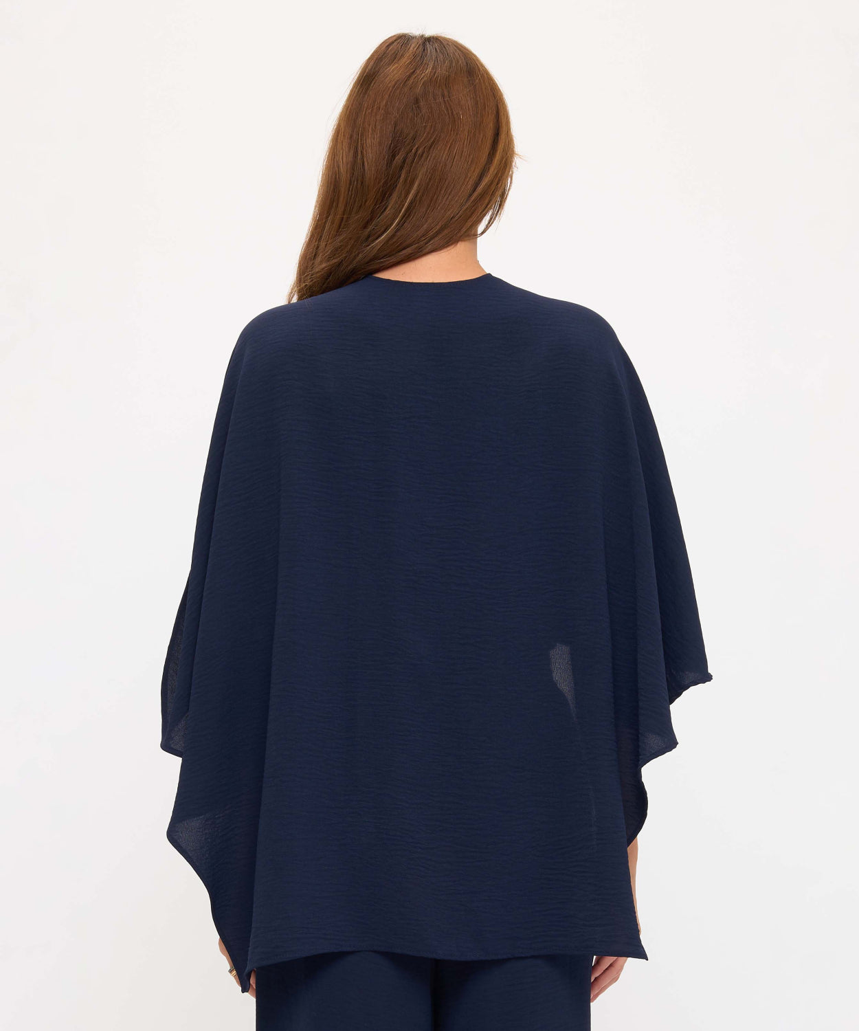 One Size Navy Lightweight Shawl Top MS1978AF - 606River