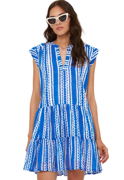 Oliphant Ziggy Blue Cotton Summer Dress - 606River