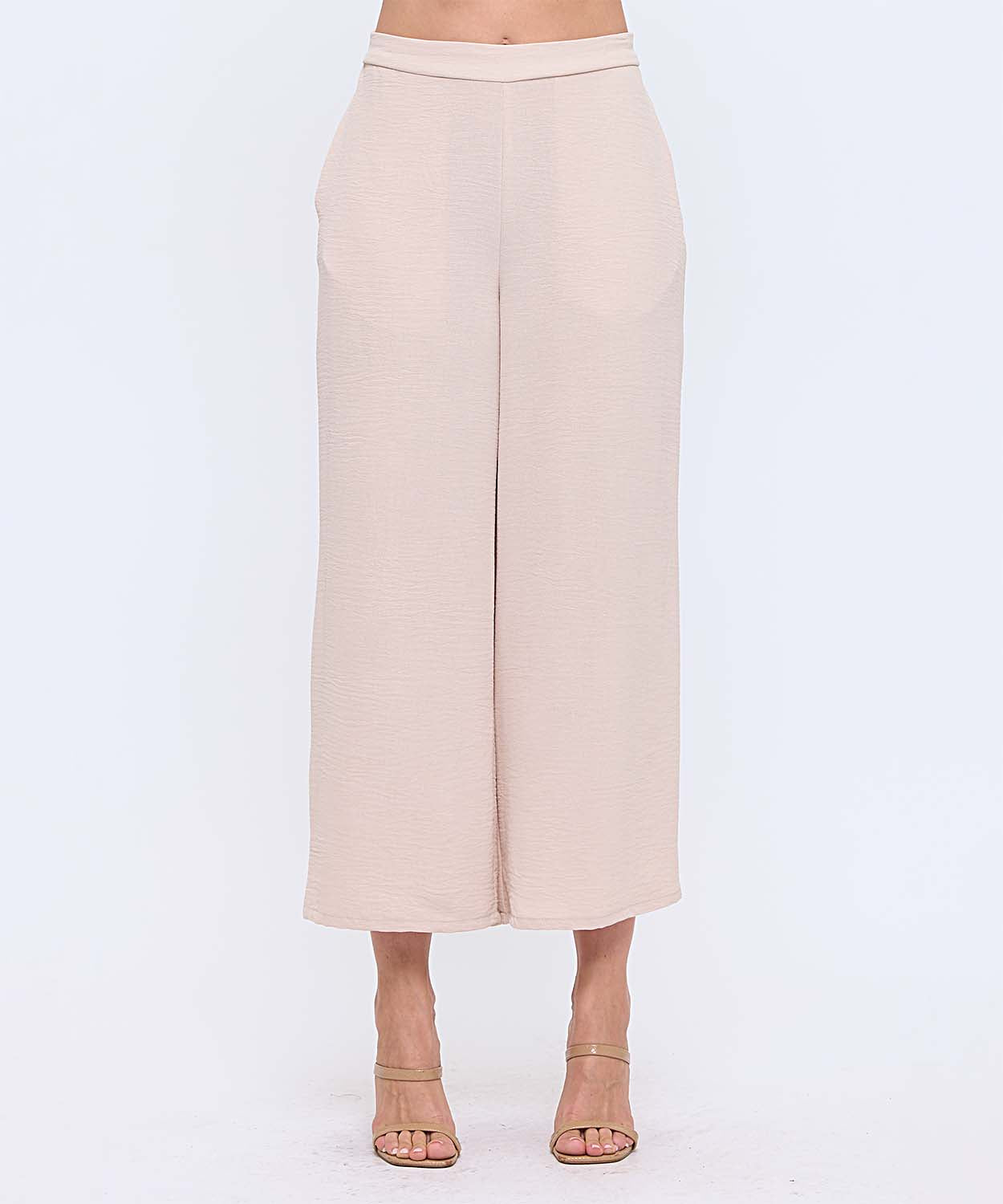 Beige Pull On Pant - 606River