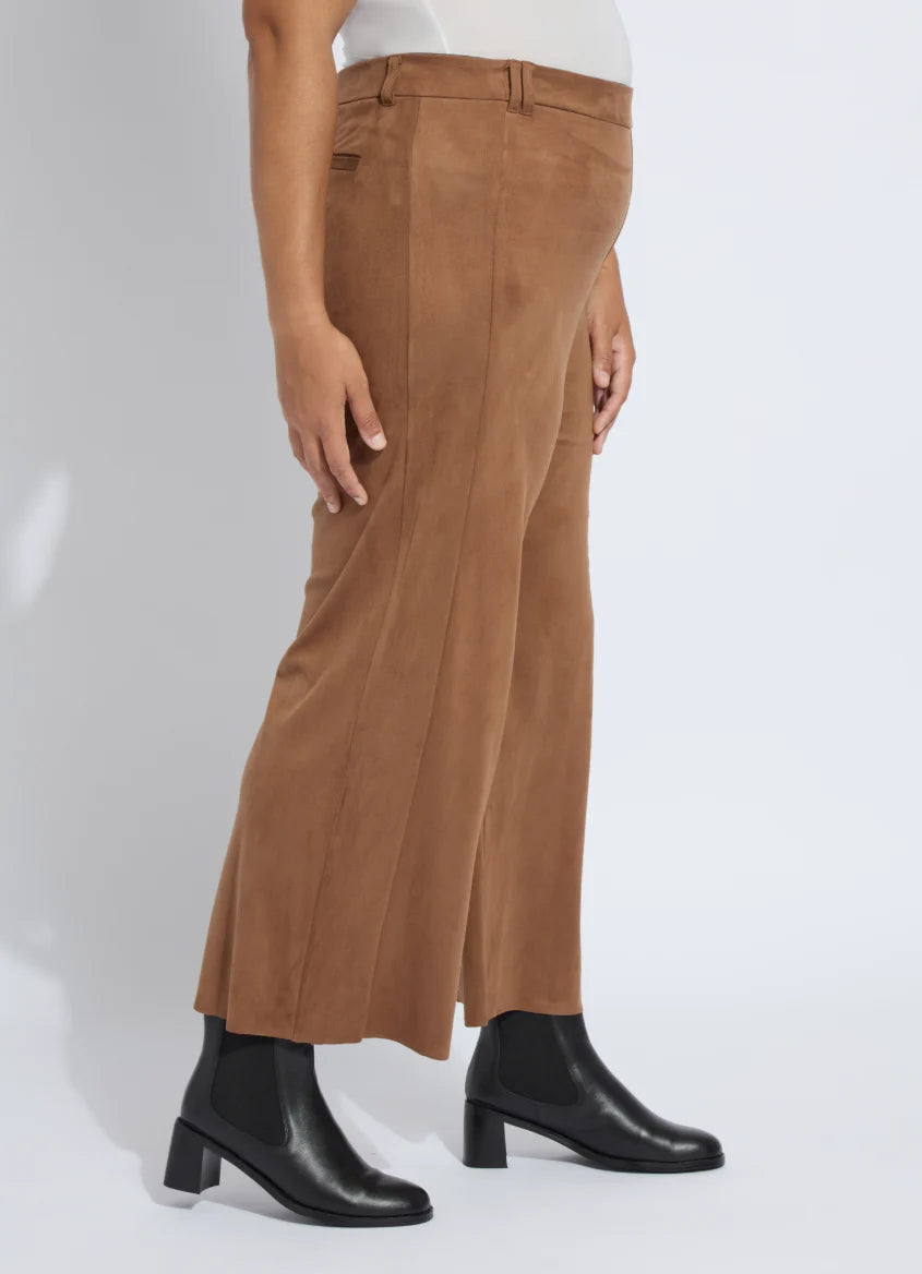 Vionette Beige Suede Pant by Lysse