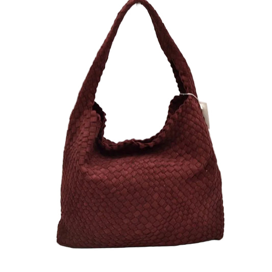 Woven Weave Faux Suede Bag - 606River