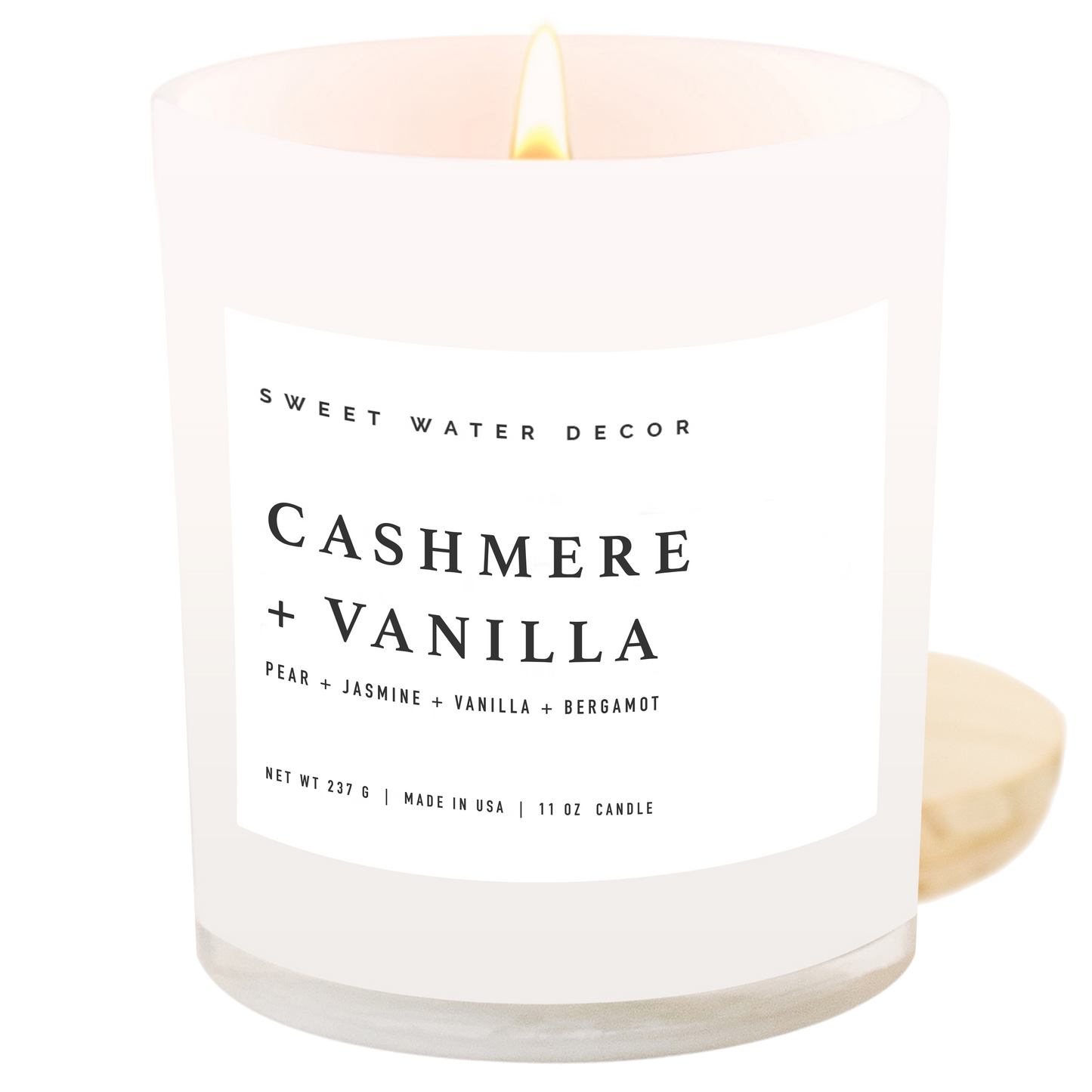 Cashmere and Vanilla 11 oz Soy Candle - Home Decor & Gifts - 606River