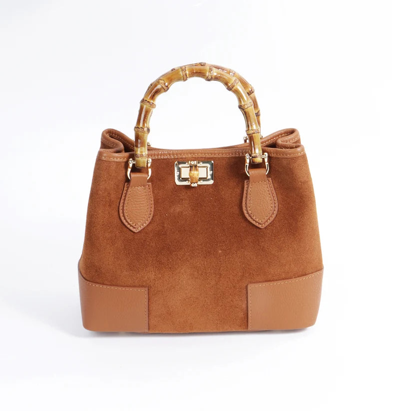 Sybel Small Suede Satchel