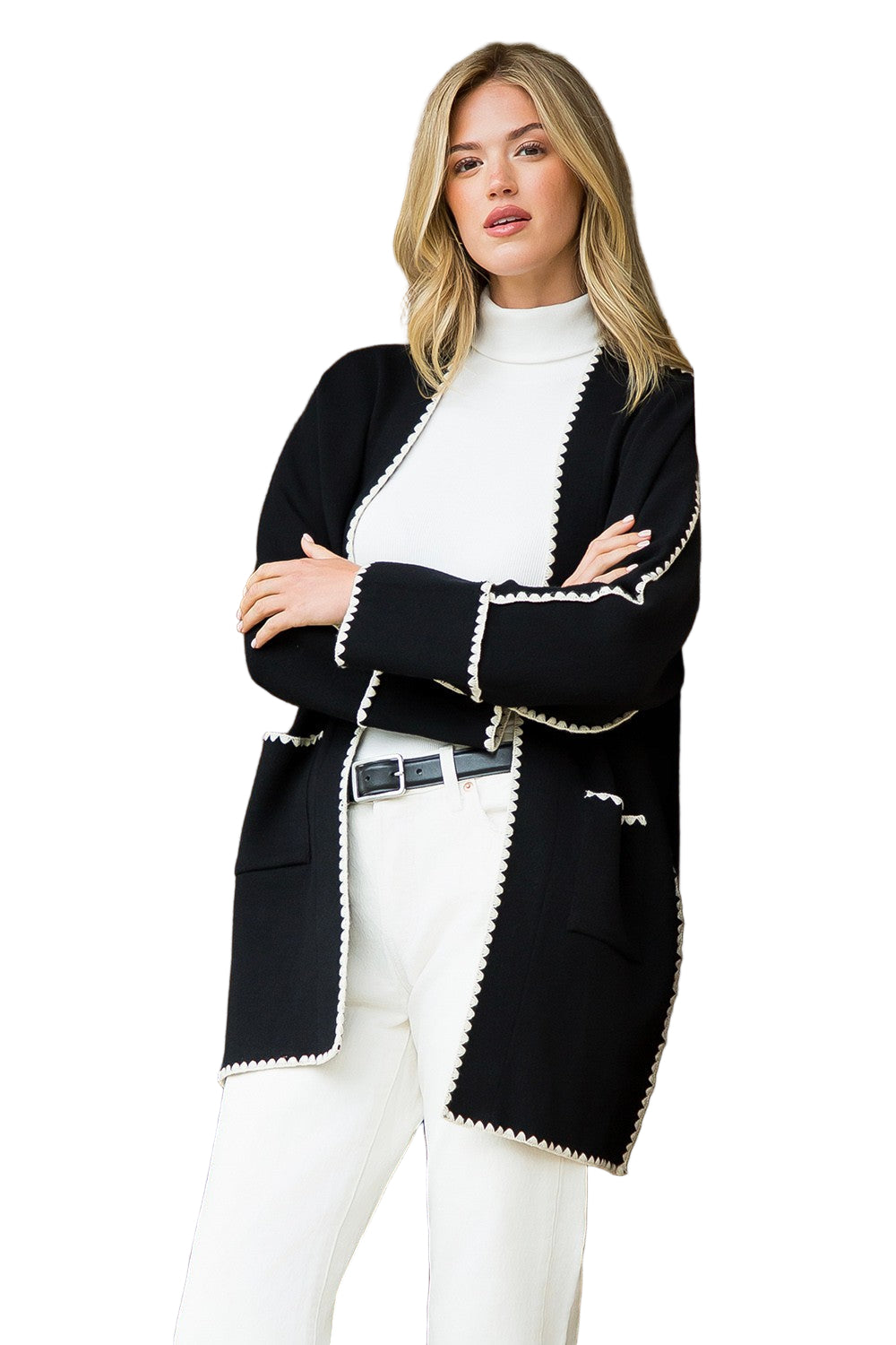 THML Black Classic Cardigan - 606River