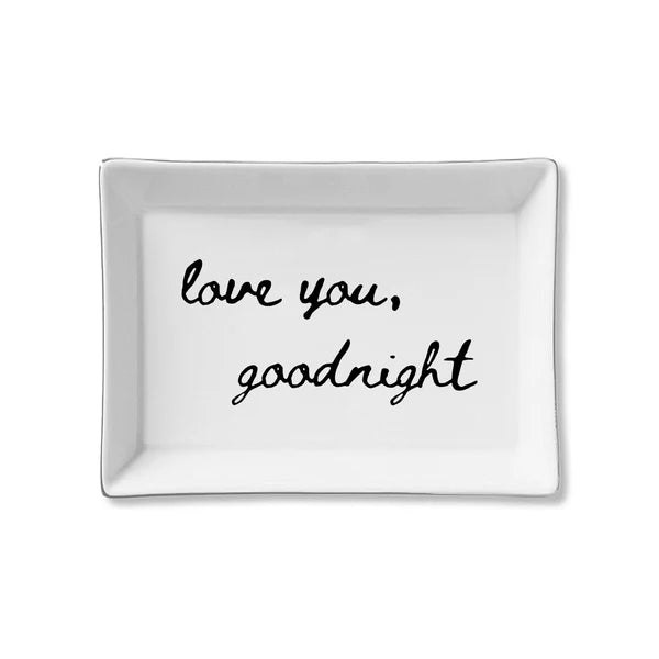 Ceramic Tray - "Love You, Goodnight"