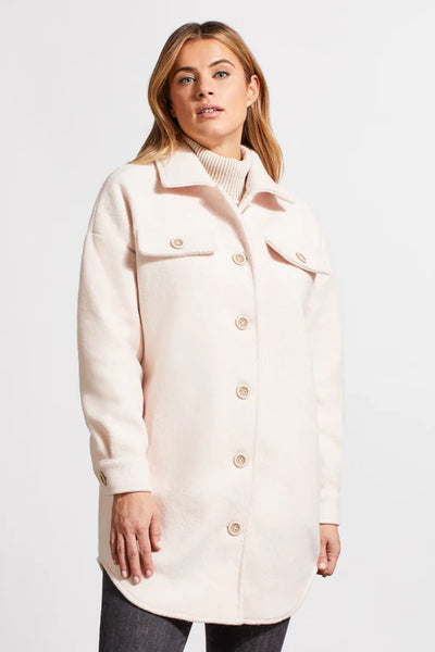 Boiled Wool Jacket with Pockets