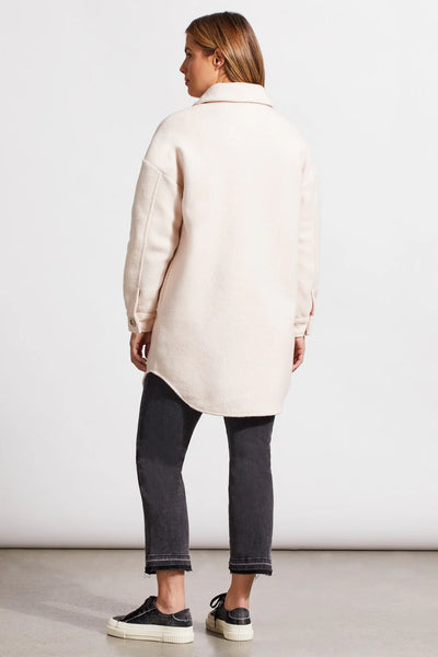 Boiled Wool Jacket with Pockets