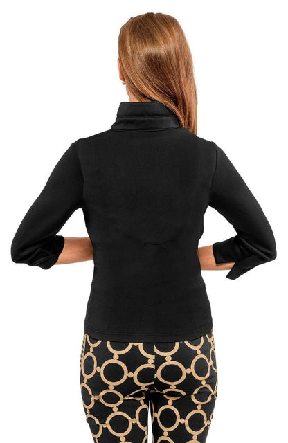 Gretchen Scott Black Twist Shout Top