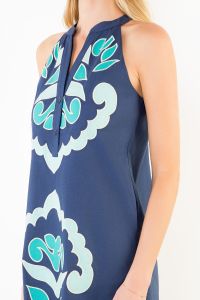 Embroidered Sleeveless Dress