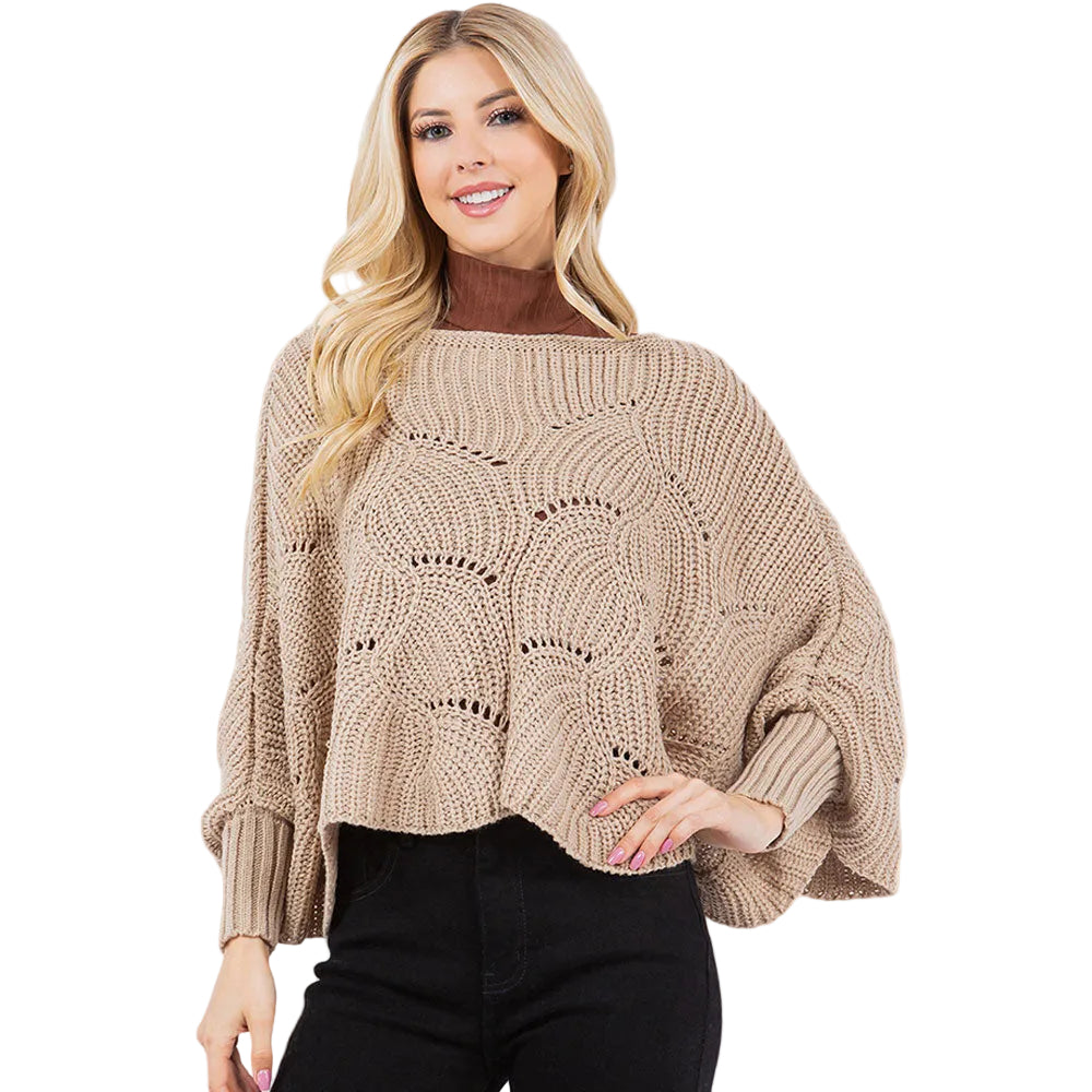 Wona Cable Poncho
