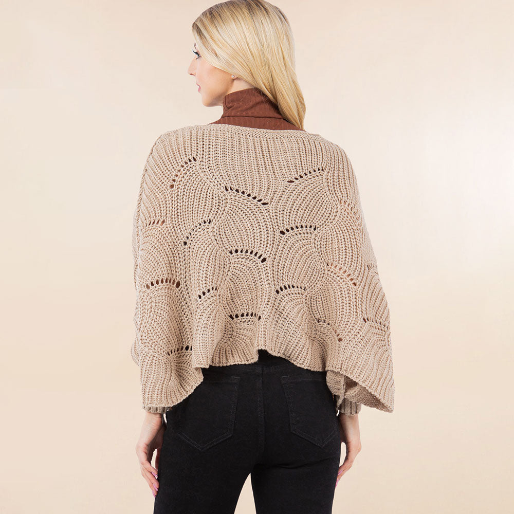 Wona Cable Poncho