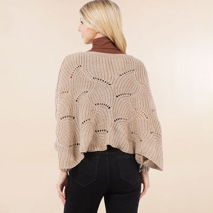 Wona Cable Poncho