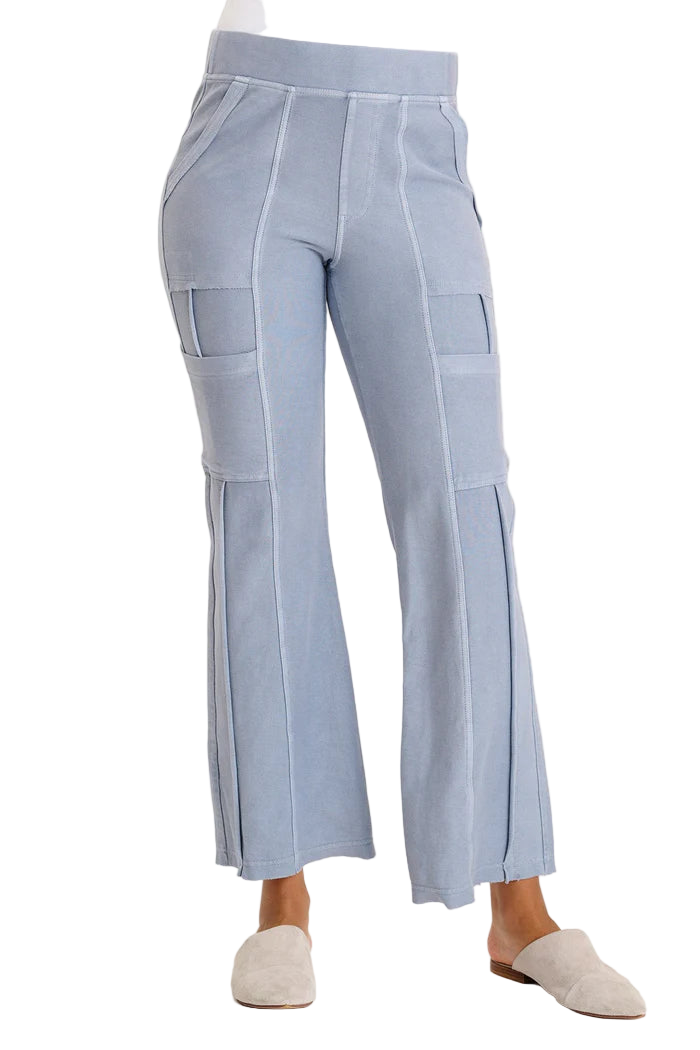 White XCVI Kia Flare Cargo Pull On Pant - 606River