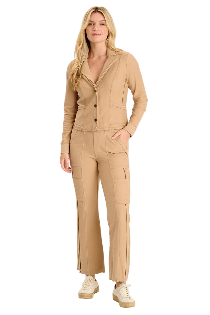 White XCVI Kia Flare Cargo Pull On Pant - 606River