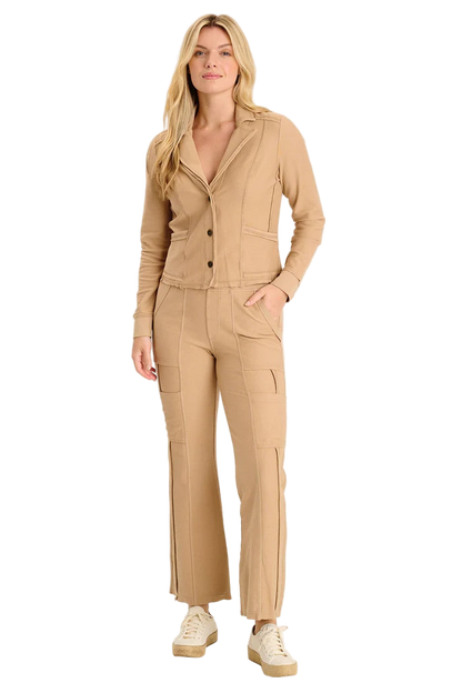 White XCVI Kia Flare Cargo Pull On Pant - 606River