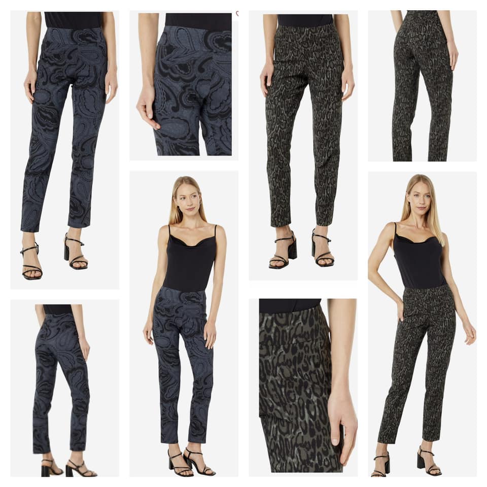 Krazy Larry Paisley Print Pull On Pants That Make You Look
