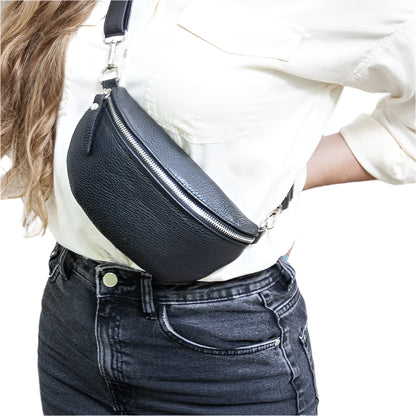 Leather Fanny Pack Crossbody Bum Bag - 606River
