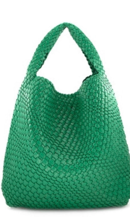 Hobo Woven Vegan Leather Weave Tote Bag - 606River