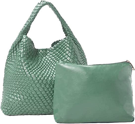 Hobo Woven Vegan Leather Weave Tote Bag - 606River