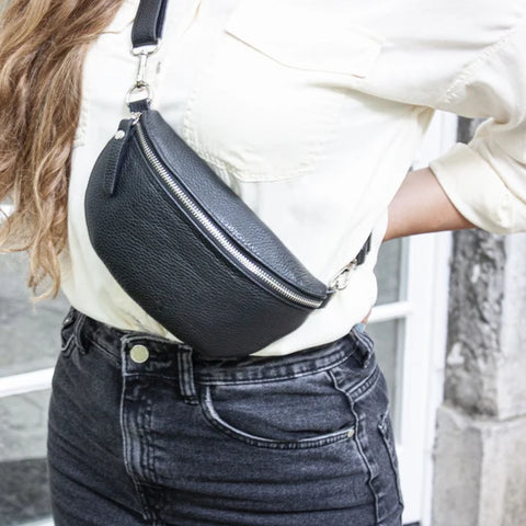 Leather Fanny Pack Crossbody Bum Bag