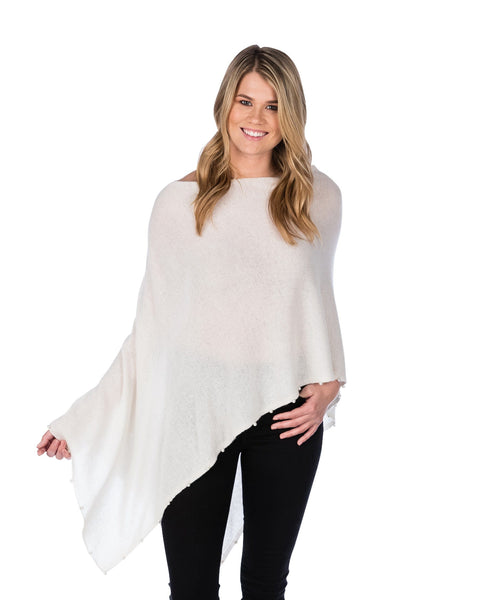 100% Cashmere Dress Topper with Pearl Trim - 606River